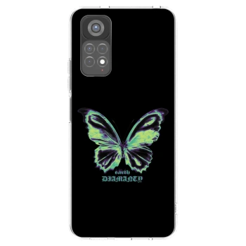 Picasee silikonowe przeźroczyste etui na Xiaomi Redmi Note 11S 5G - Diamanty Blue
