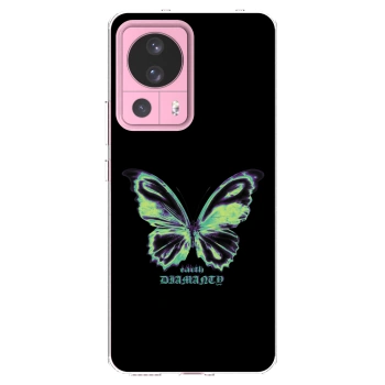Picasee silikonowe przeźroczyste etui na Xiaomi 13 Lite - Diamanty Blue