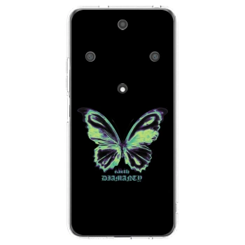 Picasee silikonowe przeźroczyste etui na Honor Magic5 Lite 5G - Diamanty Blue