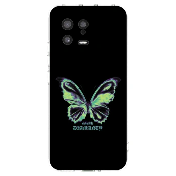 Picasee silikonowe przeźroczyste etui na Xiaomi 13 - Diamanty Blue