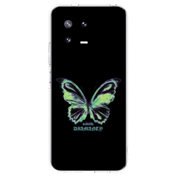 Picasee silikonowe przeźroczyste etui na Xiaomi 13 Pro - Diamanty Blue