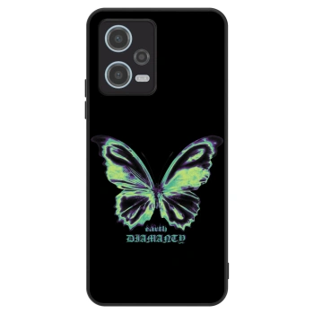 Etui na Xiaomi Redmi Note 12 5G - Diamanty Blue