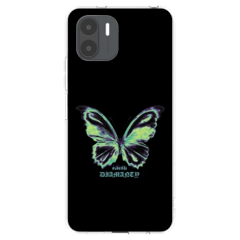 Picasee silikonowe przeźroczyste etui na Xiaomi Redmi A2 - Diamanty Blue