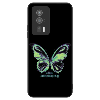 Etui na Xiaomi Poco F5 Pro 5G - Diamanty Blue