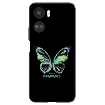 Picasee silikonowe czarne etui na Honor 90 Lite 5G - Diamanty Blue