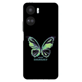 Picasee silikonowe przeźroczyste etui na Honor 90 Lite 5G - Diamanty Blue