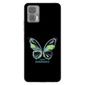 Picasee silikonowe przeźroczyste etui na Motorola Edge 30 Neo - Diamanty Blue