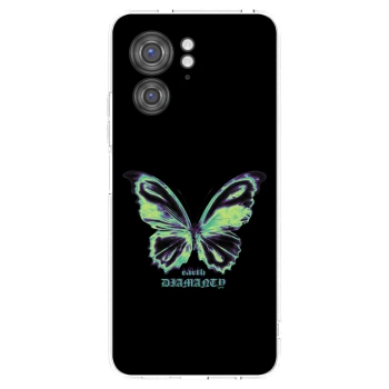 Picasee silikonowe przeźroczyste etui na Motorola Edge 40 - Diamanty Blue