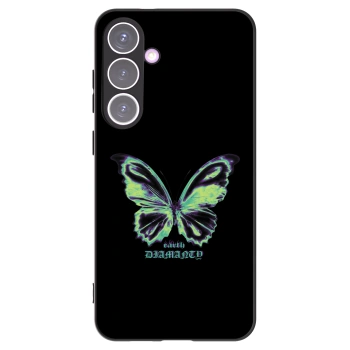 Picasee silikonowe czarne etui na Samsung Galaxy S24+ S926B 5G - Diamanty Blue