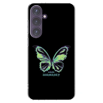 Picasee silikonowe przeźroczyste etui na Samsung Galaxy S24+ S926B 5G - Diamanty Blue