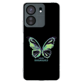 Picasee silikonowe przeźroczyste etui na Xiaomi Redmi 13C 4G - Diamanty Blue
