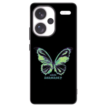 Picasee silikonowe czarne etui na Xiaomi Redmi Note 13 Pro+ 5G - Diamanty Blue