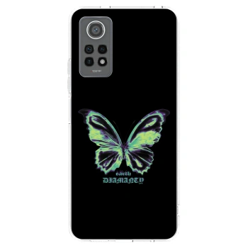 Picasee silikonowe przeźroczyste etui na Xiaomi Redmi Note 12 Pro 4G - Diamanty Blue