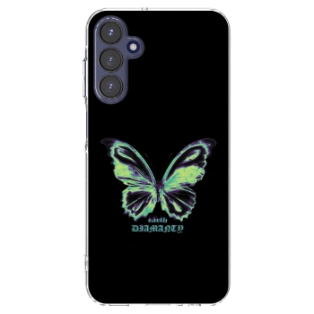 Picasee silikonowe przeźroczyste etui na Samsung Galaxy A15 A155F 4G - Diamanty Blue
