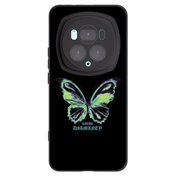 Picasee silikonowe czarne etui na Honor Magic6 Pro - Diamanty Blue