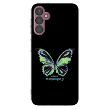 Picasee silikonowe przeźroczyste etui na Samsung Galaxy A05s A057G - Diamanty Blue