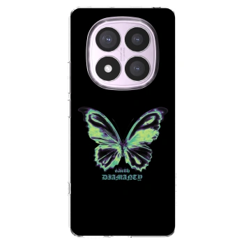 Picasee silikonowe przeźroczyste etui na Xiaomi Redmi Note 14 Pro 5G - Diamanty Blue