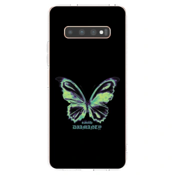 Picasee silikonowe przeźroczyste etui na Samsung Galaxy S10 Plus G975 - Diamanty Blue