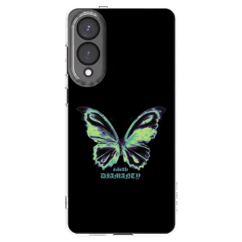 Picasee silikonowe przeźroczyste etui na Samsung Galaxy S25 Edge 5G - Diamanty Blue