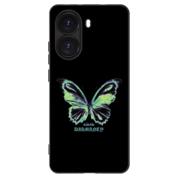 Picasee silikonowe czarne etui na Xiaomi Poco X7 Pro 5G - Diamanty Blue