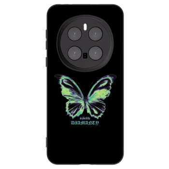 Picasee silikonowe czarne etui na Honor Magic7 Pro 5G - Diamanty Blue