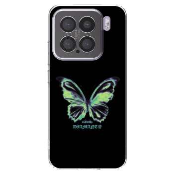 Picasee silikonowe przeźroczyste etui na Xiaomi 15 - Diamanty Blue