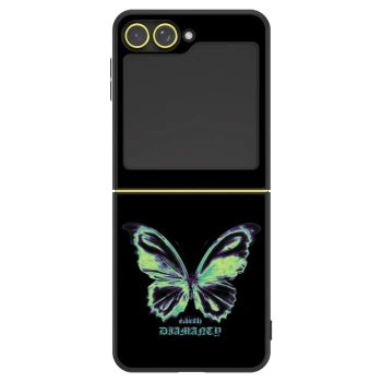 Etui na Samsung Galaxy Z Flip6 5G - Diamanty Blue