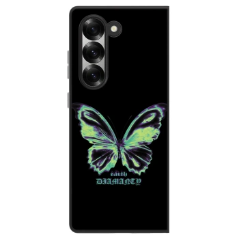 Etui na Samsung Galaxy Z Fold6 5G - Diamanty Blue