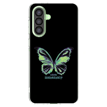 Picasee silikonowe przeźroczyste etui na Samsung Galaxy A26 5G A266B - Diamanty Blue