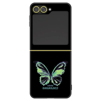 Etui na Samsung Galaxy Z Flip5 5G - Diamanty Blue