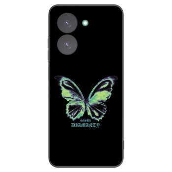 Picasee silikonowe czarne etui na Xiaomi Redmi A5 - Diamanty Blue