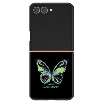 Etui na Samsung Galaxy Z Flip7 5G - Diamanty Blue