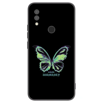 Picasee silikonowe czarne etui na Xiaomi Redmi 7 - Diamanty Blue