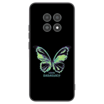 Picasee silikonowe czarne etui na Realme 12X - Diamanty Blue