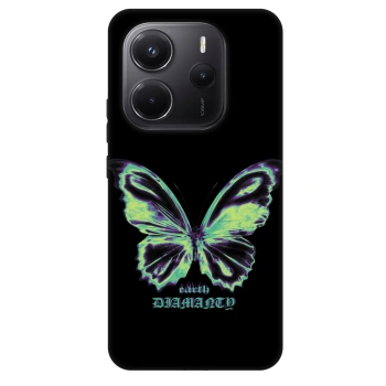 Etui na Xiaomi Redmi Note 14 5G - Diamanty Blue