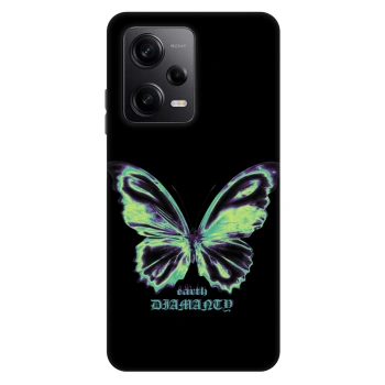 Etui na Xiaomi Redmi Note 12 Pro 5G - Diamanty Blue