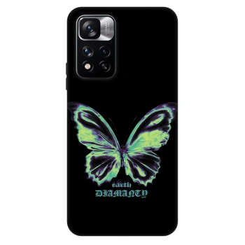 Etui na Xiaomi Redmi Note 11 Pro 5G - Diamanty Blue