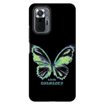 Etui na Xiaomi Redmi Note 10 Pro - Diamanty Blue
