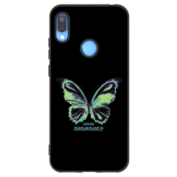 Etui na Huawei Y6 2019 - Diamanty Blue