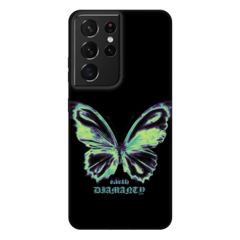 Etui na Samsung Galaxy S21 Ultra 5G G998B - Diamanty Blue