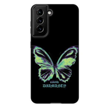 Etui na Samsung Galaxy S21 FE 5G - Diamanty Blue