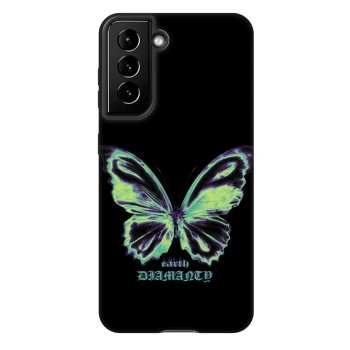 Etui na Samsung Galaxy S21 5G G991B - Diamanty Blue