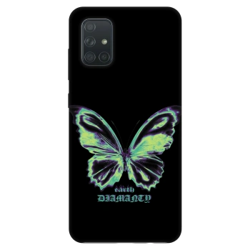 Picasee Fashion Case na Samsung Galaxy A71 A715F - Diamanty Blue