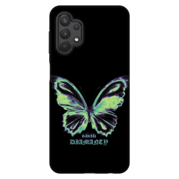 Etui na Samsung Galaxy A32 5G A326B - Diamanty Blue