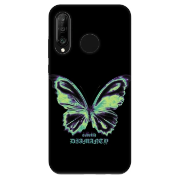 Etui na Huawei P30 Lite - Diamanty Blue