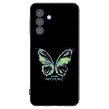 Picasee silikonowe czarne etui na Samsung Galaxy A17 5G - Diamanty Blue
