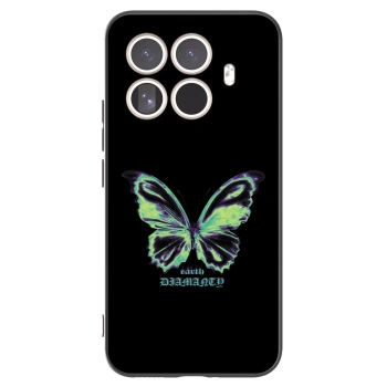 Picasee silikonowe czarne etui na Xiaomi 15T Pro - Diamanty Blue