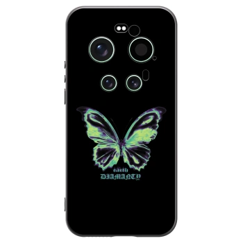 Picasee silikonowe czarne etui na Xiaomi 17 Ultra - Diamanty Blue
