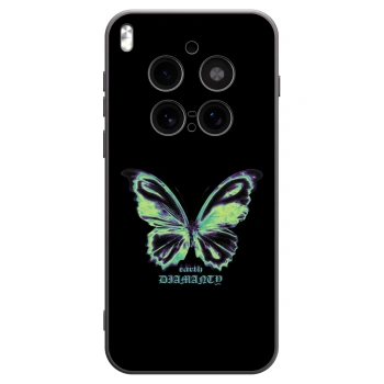 Picasee silikonowe czarne etui na Vivo X300 Pro - Diamanty Blue