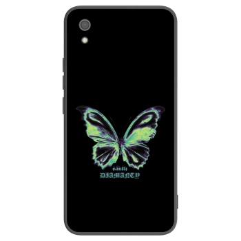 Picasee silikonowe czarne etui na Xiaomi Redmi 7A - Diamanty Blue